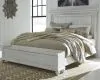 Benchcraft® B777/31/36/57/54S/96/93(2) Benchcraft® B777/31/36/57/54S/96/93(2) Kanwyn - 7 Pc. - Dresser, Mirror, Queen Panel Bed with Storage Bench, 2 Nightstands - Whitewash