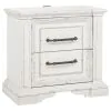 Coaster Fine Furniture 215872 Mckinney - 2-Drawer Nightstand With Dual USB - Vintage White