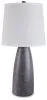 Ashley Furniture L243004 Shavontae - Poly Table Lamp (Set of 2) - Gray