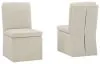 Ashley Furniture D766-02 Krystanza - Dining UPH Side Chair (Set of 2) - Oatmeal