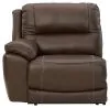 Ashley Furniture U71604S10 Ashley Furniture U71604S10 Dunleith - 9-Piece Power Reclining Sectional - Chocolate