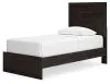Ashley Furniture B2589B11 Belachime - Twin Panel Bed - Black