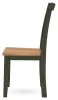 Ashley Furniture D401-01 Ashley Furniture D401-01 Gesthaven - Dining Room Side Chair (Set of 2) - Natural / Green