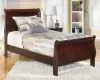 Ashley Furniture B376/31/36/53/83/92 Ashley Furniture B376/31/36/53/83/92 Alisdair - 5 Pc. - Dresser, Mirror, Twin Sleigh Bed, Nightstand - Dark Brown