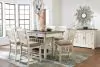 Ashley Furniture D647/32/124(6)/60 Bolanburg - 8 Pc. - Counter Table, 6 Barstools, Server - Beige