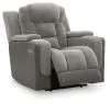 Ashley Furniture PC8350513 Ashley Furniture PC8350513 Mixed Motion - Power Recliner With Adjustable Headrest - Shadow