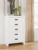 Ashley Furniture B427/31/36/46/82/97 Ashley Furniture B427/31/36/46/82/97 Binterglen - 5 Pc. - Dresser, Mirror, Chest, King Panel Bed - White