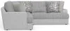Jackson Furniture Industries 3480/62/42-18 Jackson Furniture Industries 3480/62/42-18 Titan - 2 Piece Sectional With Comfort Coil Seating And 8 Accent Pillows Included - Moonstruck