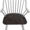 Liberty Furniture 139WH-C1000A Liberty Furniture 139WH-C1000A Farmhouse - Windsor Back Arm Chair - Two Tone White / Wood Tone