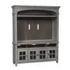 Liberty Furniture 824-ENTW-ENC Liberty Furniture 824-ENTW-ENC Heartland - Entertainment Center - Antique White / Tobacco Tops