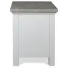 Riverside Furniture 37212 Cora - Chairside Table - Cloud / Fog