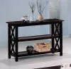 CoasterEssence 5910 Rachelle - 2-Shelf Wood Entryway Console Table - Deep Merlot