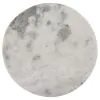 CoasterEssence 959562 Malthe - Round Marble Top Accent Side - White And Antique Gold