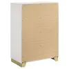 Coaster Fine Furniture 224775 Caraway - 4-Drawer Bedroom Chest - White