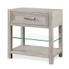 Riverside Furniture 73498 Cascade - One Drawer Nightstand - Gray