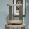 Liberty Furniture 754-OT1021 Liberty Furniture 754-OT1021 Harlow - Chairside Table - Sandstone & Satin Nickel