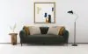 Coaster Fine Furniture 509131 Jade - Chenille Upholstered Modern Track Arm Sofa - Green
