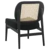 Coaster Fine Furniture 900620 Rayo - Rattan Cane Back Accent Chair With Padded Seat - Black