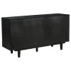 Coaster Fine Furniture 108545BLK Middleton - 4-Door Sideboard Server With Dual Drawers - Black