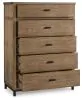 Benchcraft® B622/31/36/46/58/94/92(2) Benchcraft® B622/31/36/46/58/94/92(2) Tomtyn - 7 Pc. - Dresser, Mirror, Chest, California King Upholstered Bed, 2 Nightstands - Light Brown