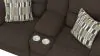 Jackson Furniture Industries 62579-2530/09-2531/15 Lenny - Power Lay Flat Reclining Console Loveseat - Chocolate