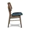 New Classic D1651-20-FGR Oscar - Chair With Cushion (Set of 2) - Walnut / Forest Green