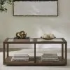 Liberty Furniture 525-OT1010 Bayhill Trellis - Cocktail Table - Honey / Black Metal Accents