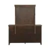 Liberty Furniture 930-BR-DM Carolina Park - Dresser & Mirror - Amber Brown