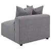 CoasterElevations 551594 Jennifer - Upholstered Armless Chair - Gray