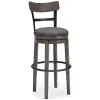 Ashley Furniture D388-230 Caitbrook - Tall UPH Swivel Barstool - Gray