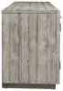 Ashley Furniture W996-78 Naydell - XL TV Stand w/Fireplace Option - Gray
