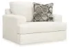 Ashley Furniture 31403/23/08 Ashley Furniture 31403/23/08 Karinne - 2 Pc. - Chair And A Half, Ottoman - Linen