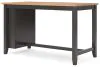 Ashley Furniture D396-13 Gesthaven - Rectangular Dining Room Counter Table - Natural / Brown