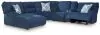 Ashley Furniture 93607S2 Ashley Furniture 93607S2 Acklen Place - 6-Piece Power Reclining Sectional With Laf Power Reclining Back Chaise - Navy