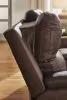 Ashley Furniture PCU1200118 Ashley Furniture PCU1200118 Bleckley - Power Reclining Loveseat With Console / Adjustable Headrest - Espresso