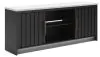 Ashley Furniture W2616-468 Cadmori - XL TV Stand With Fireplace Option - Black / White
