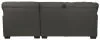 Jackson Furniture Industries 5473/46/76-58 Jackson Furniture Industries 5473/46/76-58 Crawford - 2 Piece Sofa Chaise With RSF Chaise With 6 Included Accent Pillows - Dark Gray