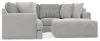 Jackson Furniture Industries 3303/7246/28-18 Jackson Furniture Industries 3303/7246/28-18 Logan - 2 Piece Upholstered Sectional With Comfort Coil Seating - 46