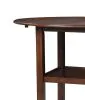 New Classic D1701-42S-CHY New Classic D1701-42S-CHY Gia - 3 Piece Dining Set (Counter Drop Leaf Table & 2 Chairs) Fabric - Cherry