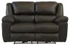 Jackson Furniture Industries 64912-1284/29-3084/29 Jackson Furniture Industries 64912-1284/29-3084/29 Transformer II - Power Reclining Loveseat - Chocolate Top Grain Italian Leather Match
