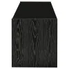 CoasterEssence 700645 Alton - 3-Drawer Engineered Wood TV Stand - Black Oak