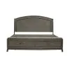 Liberty Furniture 805-BR-KPBS Avalon - King Panel Storage Bed - Burnished Beige