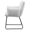 Coaster Fine Furniture 108492 Ackland - Upholstered Dining Side Chair (Set of 2) - Light Gray