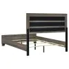 Coaster Fine Furniture 223341Q Wright - Upholstered Queen Bed - Brown Oak
