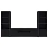 Coaster Fine Furniture 706223-SET Winfield - 3 Piece Entertainment Center TV Stand - Black