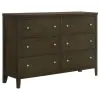 Coaster Fine Furniture 224421KW-S5 Wilkes - 5 Piece California King Bedroom Set - Dark Cocoa
