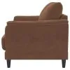 Coaster Fine Furniture 552102 Selma - Velvet Upholstered Crescent Arm Loveseat - Rust