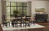 Intercon HD-CH-789W-RWR-RTA Hendricks - Ladder Chair - Rustic Wheat / Raven