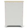 Riverside Furniture 79465 Glenndale - Five Drawer Chest - Aged White / Wheat