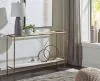 Ashley Furniture A4000443 Ryandale - Console Sofa Table - Antique Brass Finish